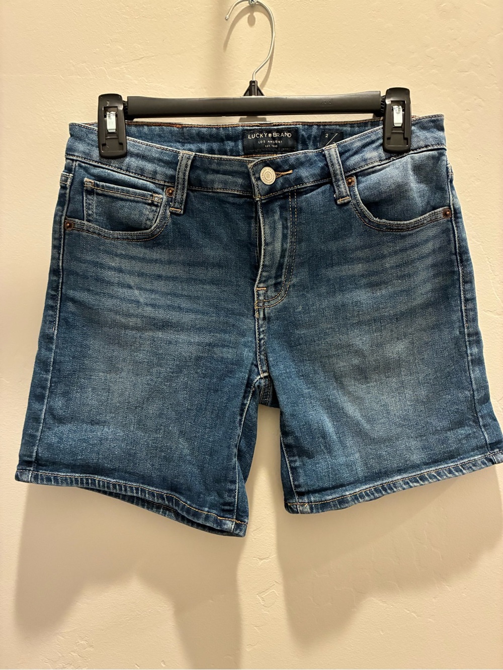 Lucky Brand Mid Wash Denim Jean Shorts